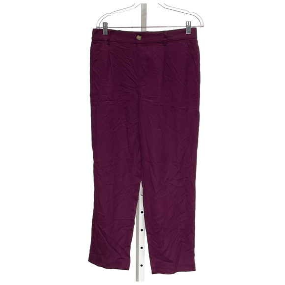 LOFT Other - LOFT Purple Ankle Pants Women's Size 10 100% Lyocell